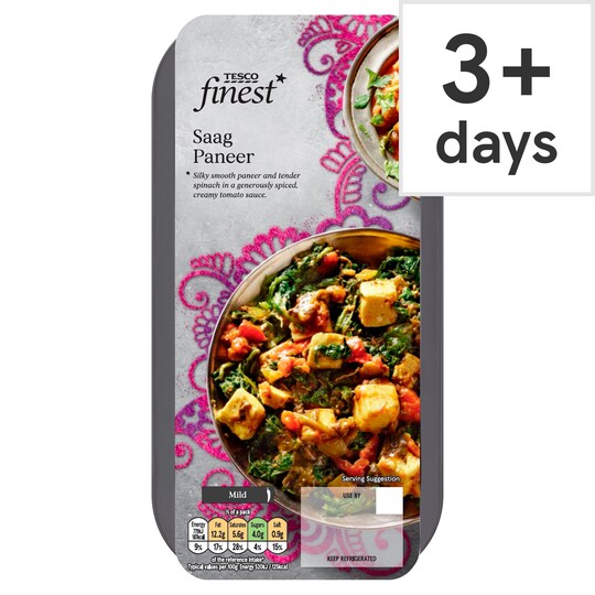 Tesco Finest Saag Paneer 300G