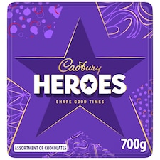 CADBURY HEROES TIN 700G