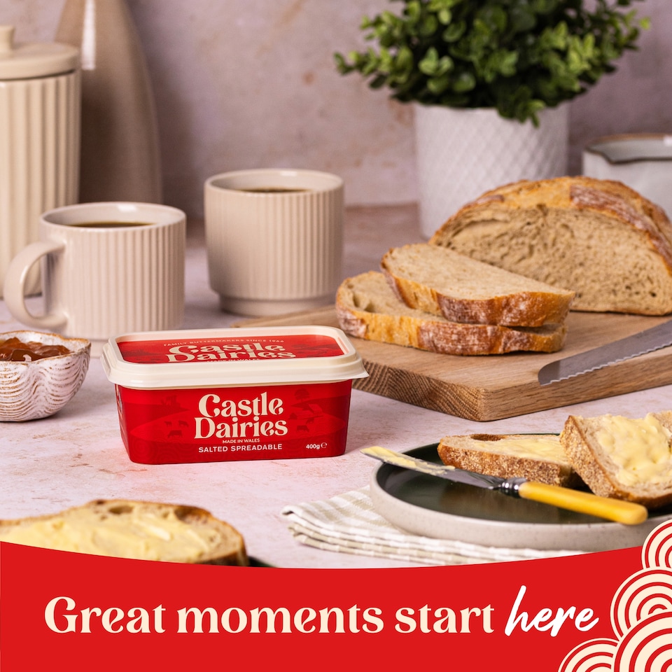image 1 of Castle Dairies Salted Spreadable 400g