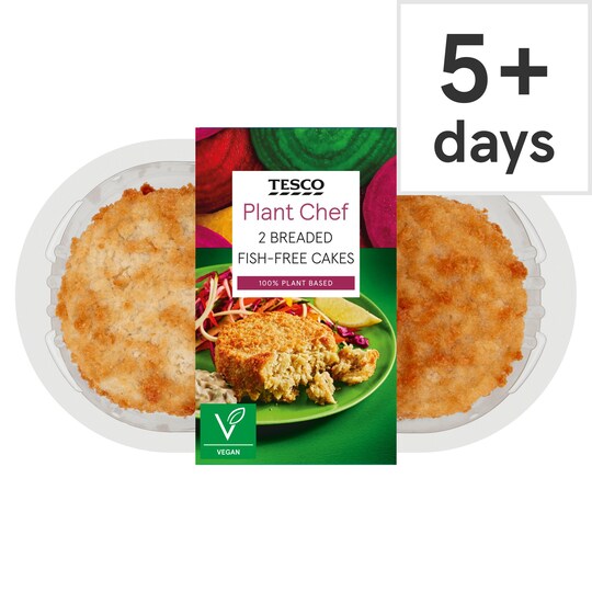 Tesco Plant Chef Fish Free Cakes 270G Tesco Groceries