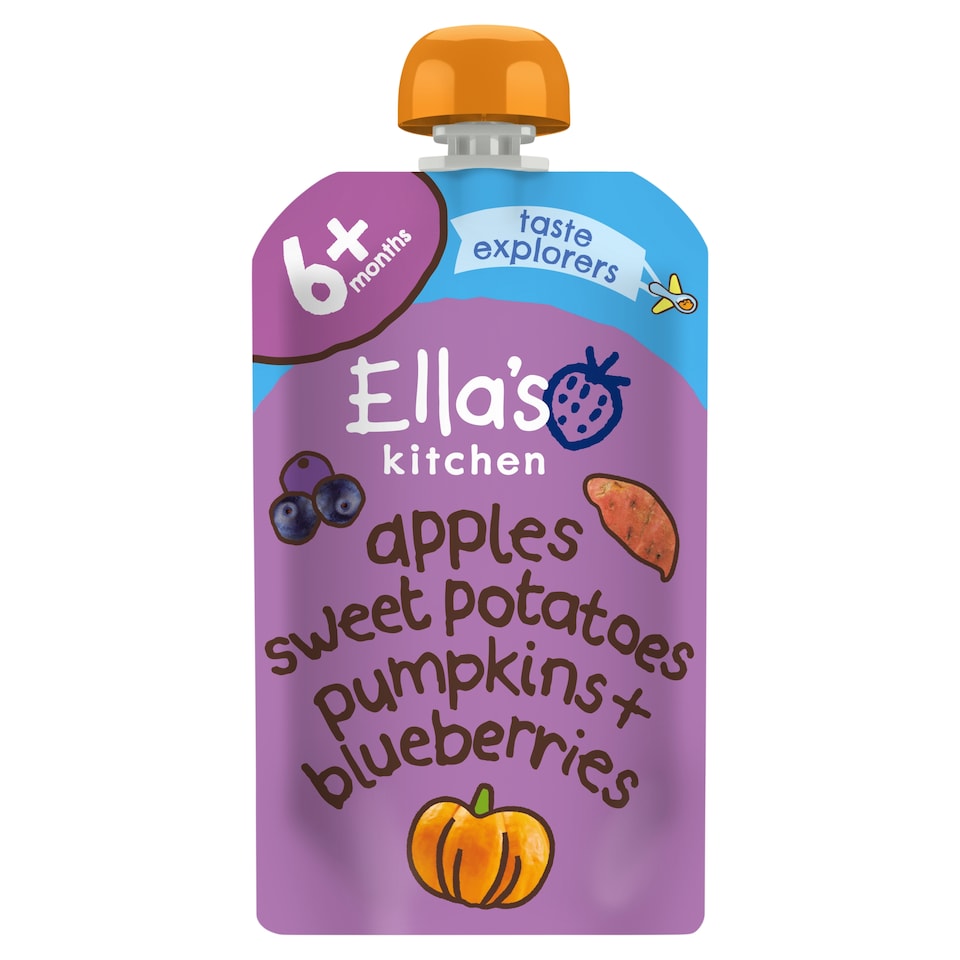 Ella's Kitchen Sweet Potato Pumpkin Apple & Blueberries 120G