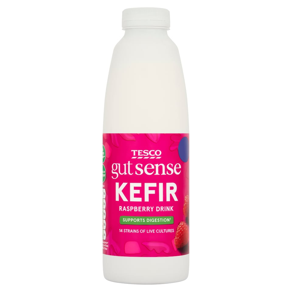 Tesco Gut Sense Kefir Drink Raspberry 750ml