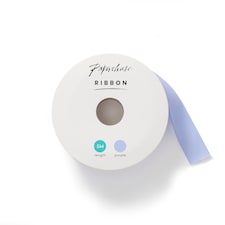 Paperchase 5m Grosgrain Ribbon - Purple