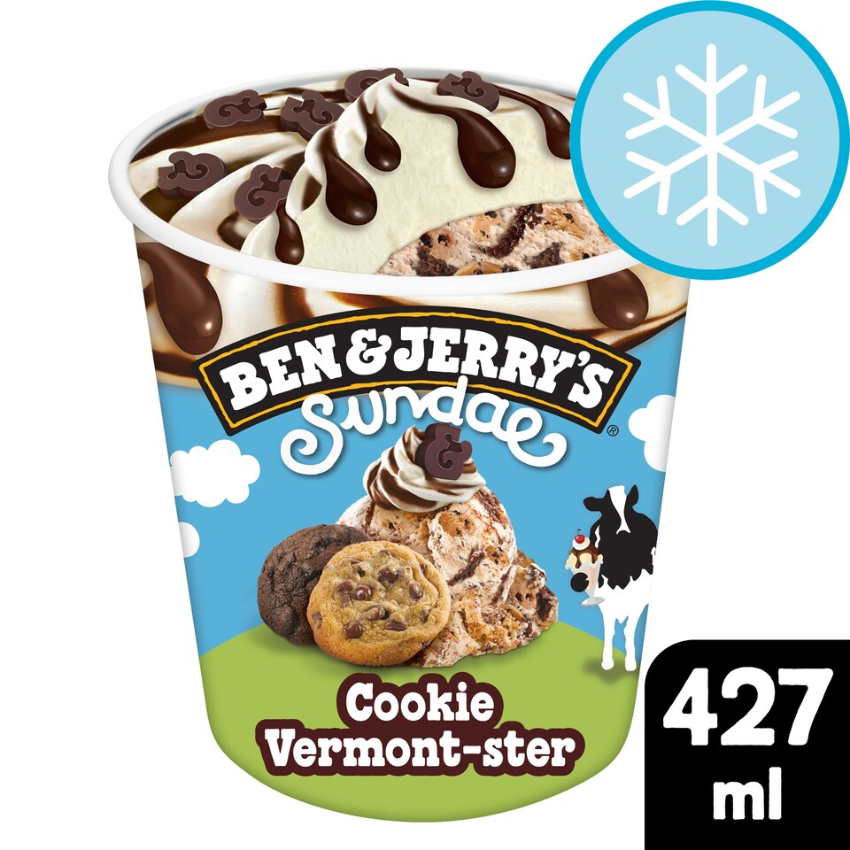 image 1 of Ben & Jerry's Sundae Cookie Vermonster Ice Cream Tub 427ml