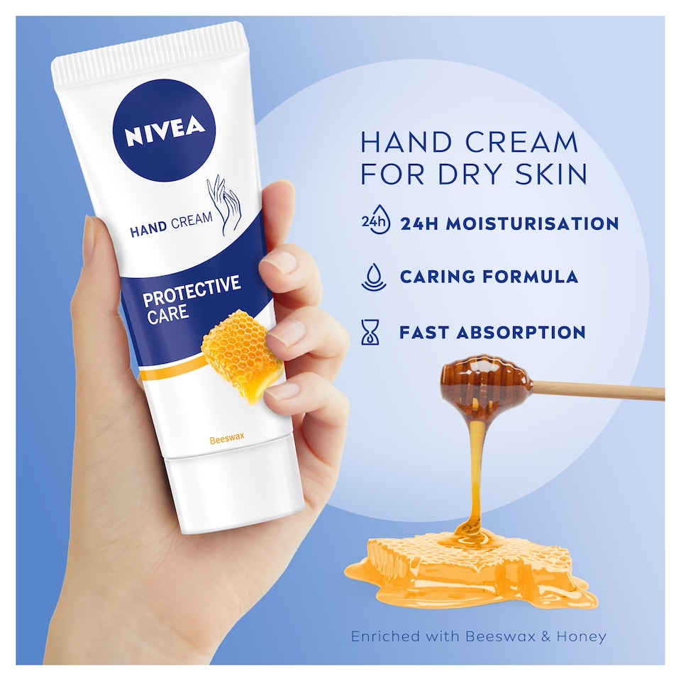 image 1 of NIVEA Protective Care Hand Cream - Beeswax 75ml