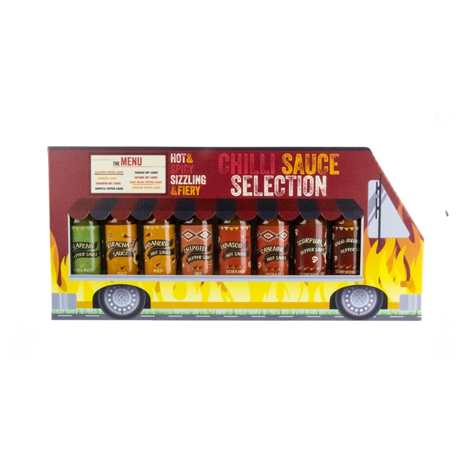 Summer Food Truck Hot Sauce 8 Pack