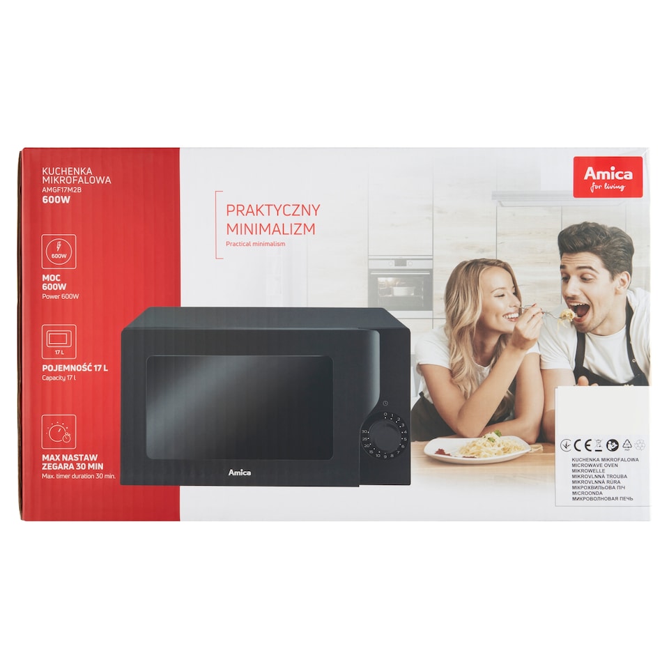 Amica AMGF17M2B mikrohullámú sütő 1. kép