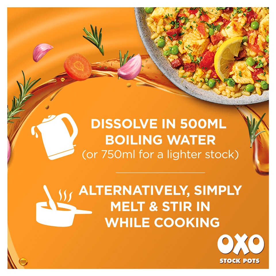 image 1 of Oxo Stock Pots Succulent Chicken with Bay & Parsley 4 x 20g (80g)