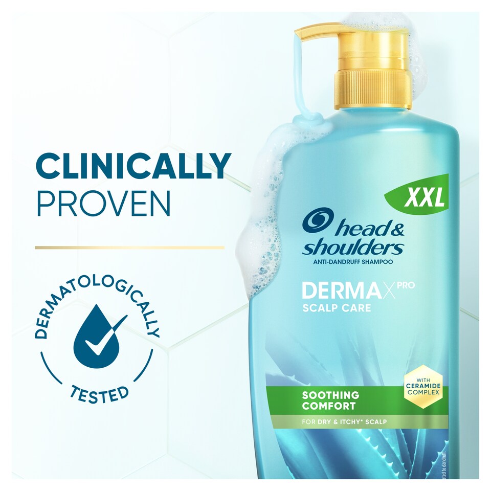 image 1 of HEAD & SHOULDERS DERMAXPRO SCALP CARE SOOTHING COMFORT ANTI-DANDRUFF XXL Shampoo 800ML