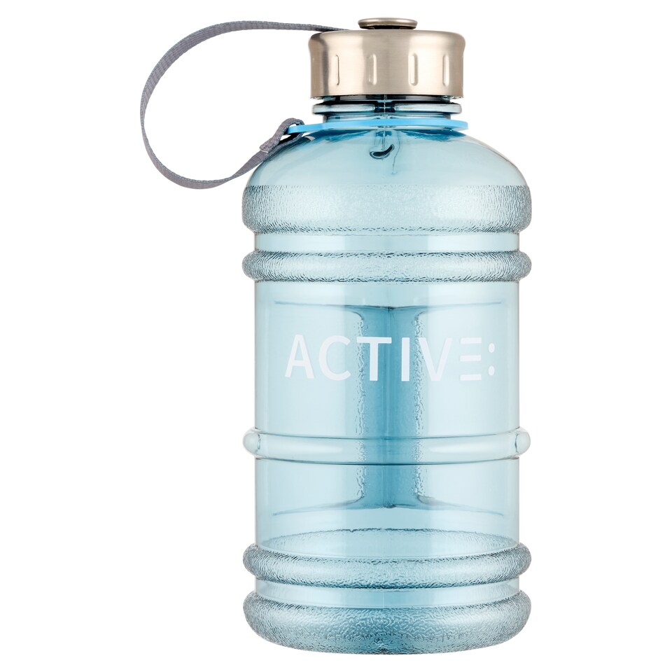 F&F Active Steel Blue Bottle 1 L