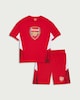 image 4 of Arsenal 2-Piece Logo T-Shirt and Shorts Set in Red