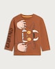 image 4 of Gruffalo Pure Cotton Long Sleeved Top in Brown