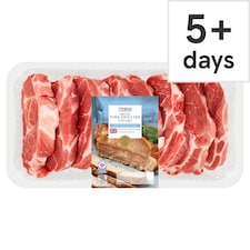 Tesco Pork Shoulder Steaks 1Kg