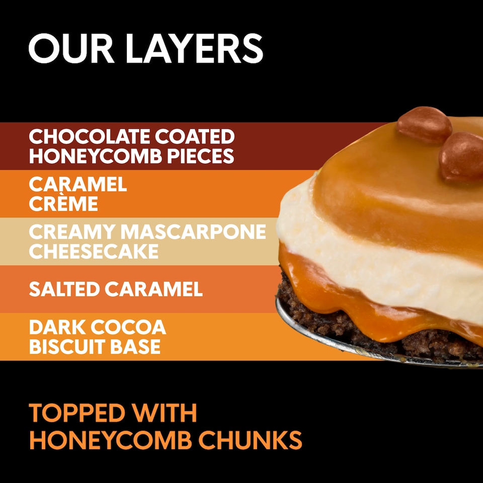 image 1 of Gü Honeycomb Zillionaire Cheesecake Dessert 2 x 86.5g