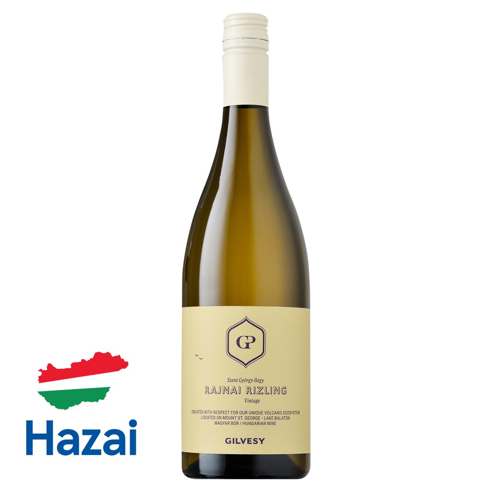 Gilvesy Rajnai Rizling Organikus száraz fehérbor 12% 0,75 l