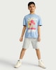 image 1 of Red Hot Chili Peppers Print Short Sleeved T-Shirt in Blue