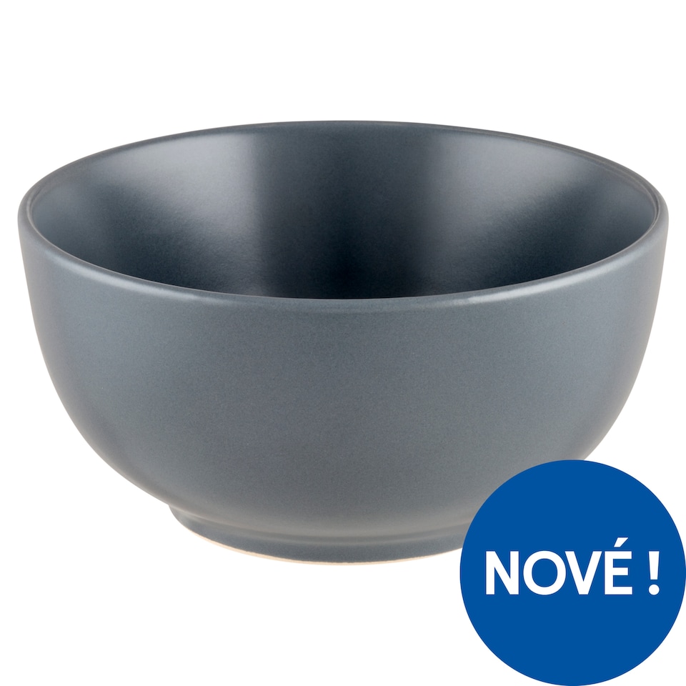 F&F Home Grey Turin Cereal miska 15 cm x 7,3 cm