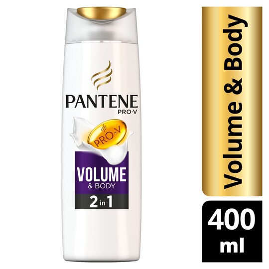 Pantene 2 In 1 Volume And Body Shampoo Conditioner 400ml Tesco Groceries