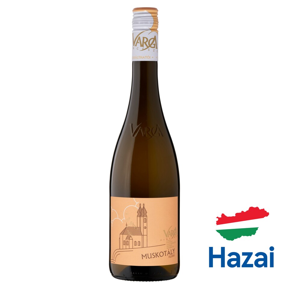 Varga Muskotály félédes fehérbor 0,75 l