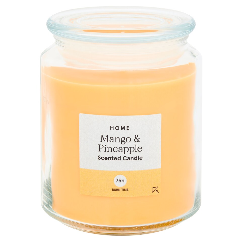 image 1 of Tesco Scented Candle Mango & Pineapple 490G