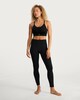 image 2 of F&F Active Seamfree Racerback Crop Top in Black