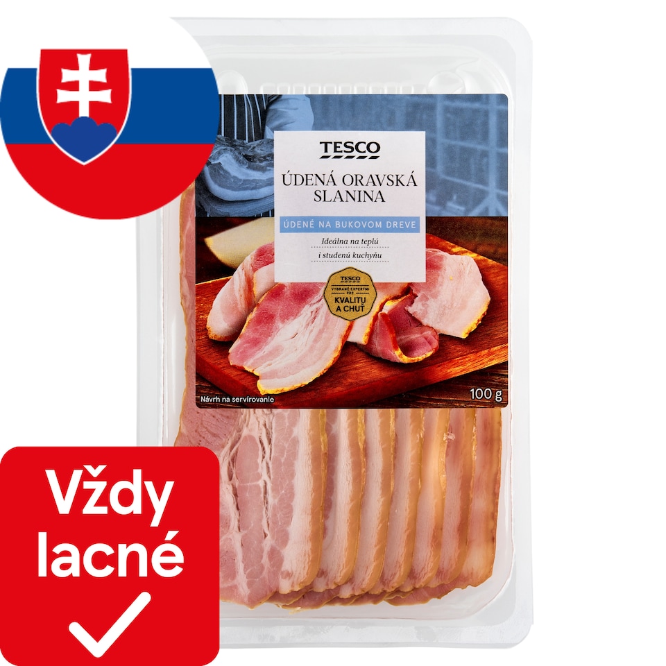 Tesco Smoked Orava Bacon 100 g
