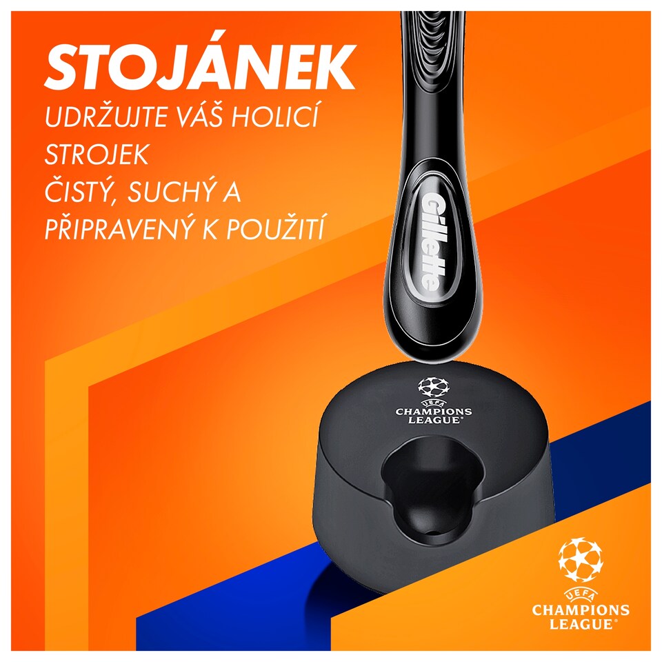 Obrázek 1 pro produkt UEFA Champions League Special Edition Gillette Fusion5 Pánský Holicí Strojek