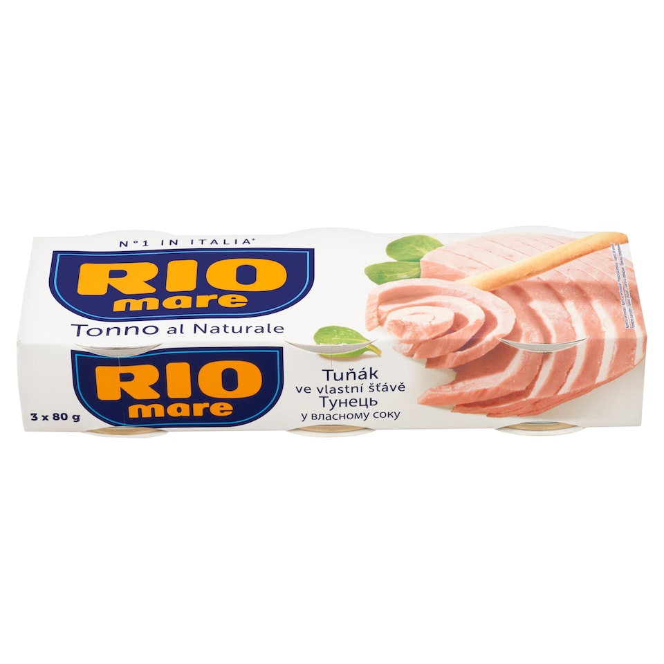 obrázok 1 z Rio Mare Tuniak vo vlastnej šťave 3 x 80 g