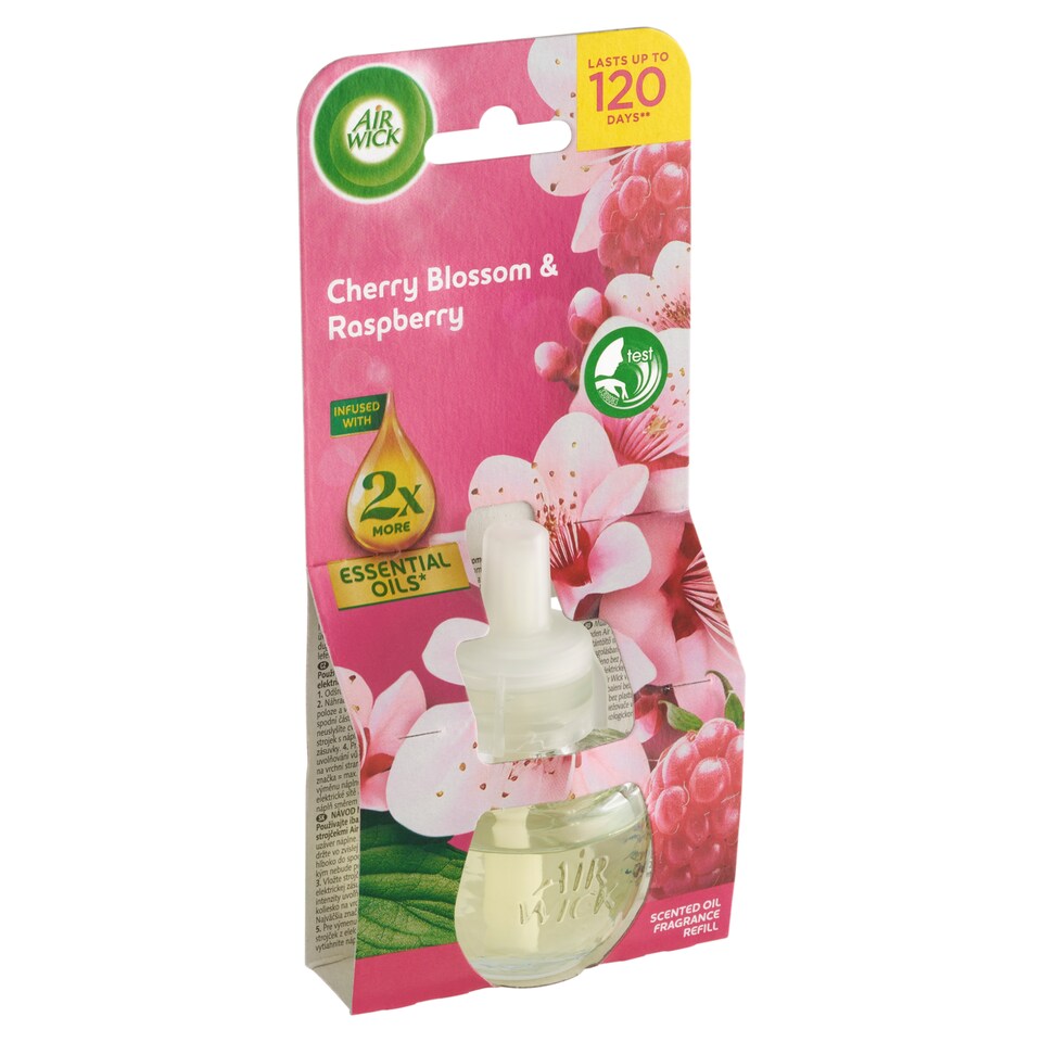 image 1 of Air Wick Scented Oil Fragrance Refill Cherry Blossom & Raspberry 19 ml