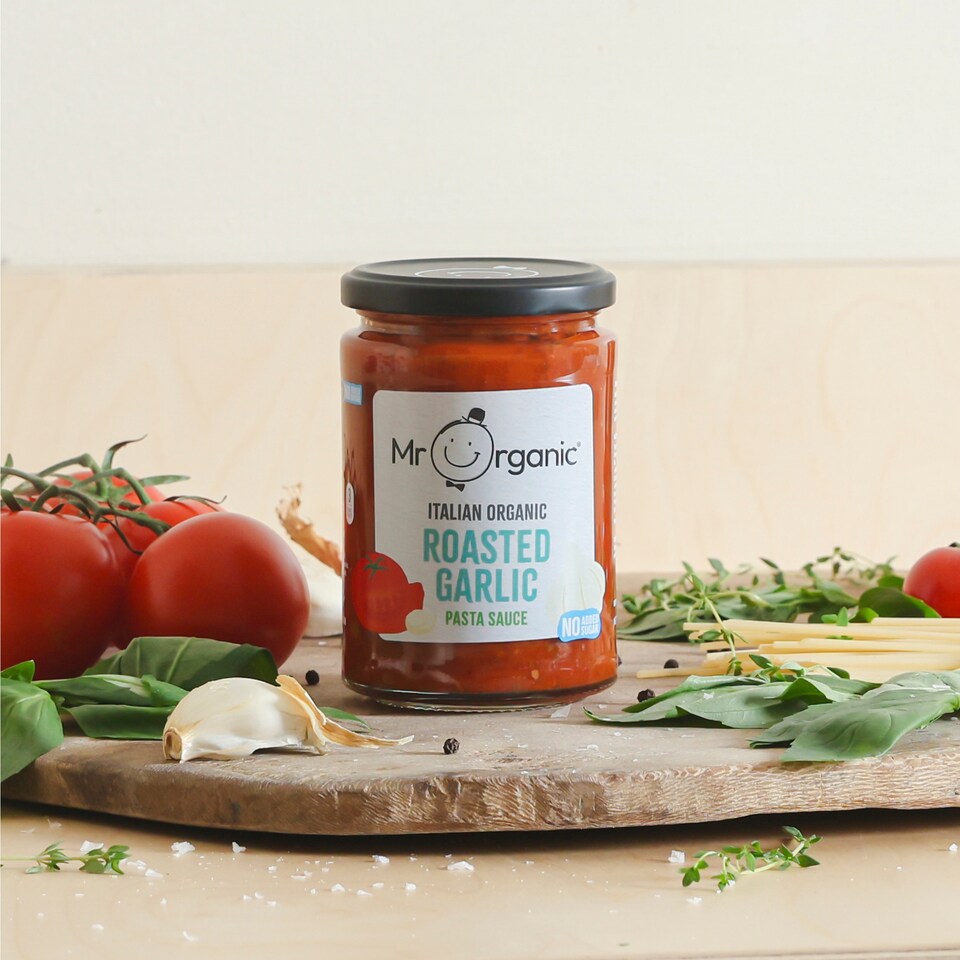 image 1 of Mr Organic Roasted Garlic Pasta Sauce 350g