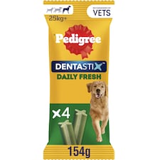 Pedigree Dentastix Fresh Large Dog Treats 4 Dental Sticks