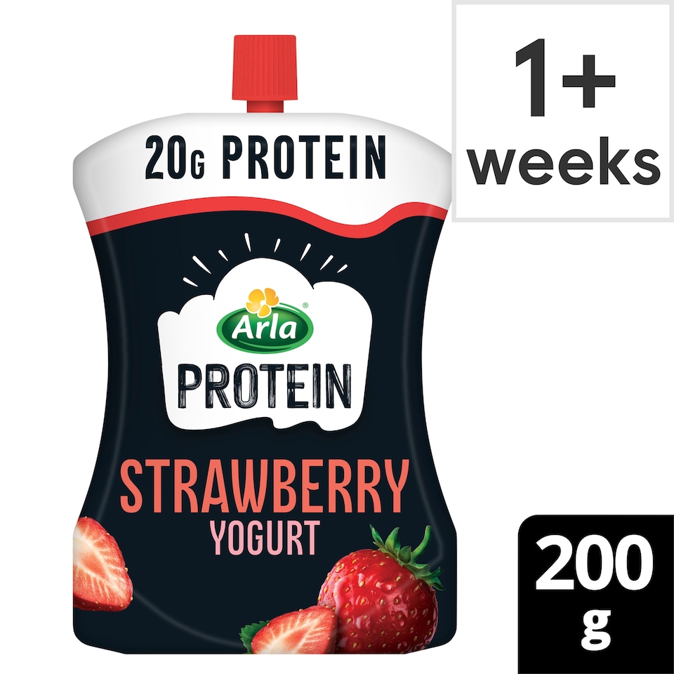 image 1 of Arla Protein Strawberry Yogurt Pouch 200g