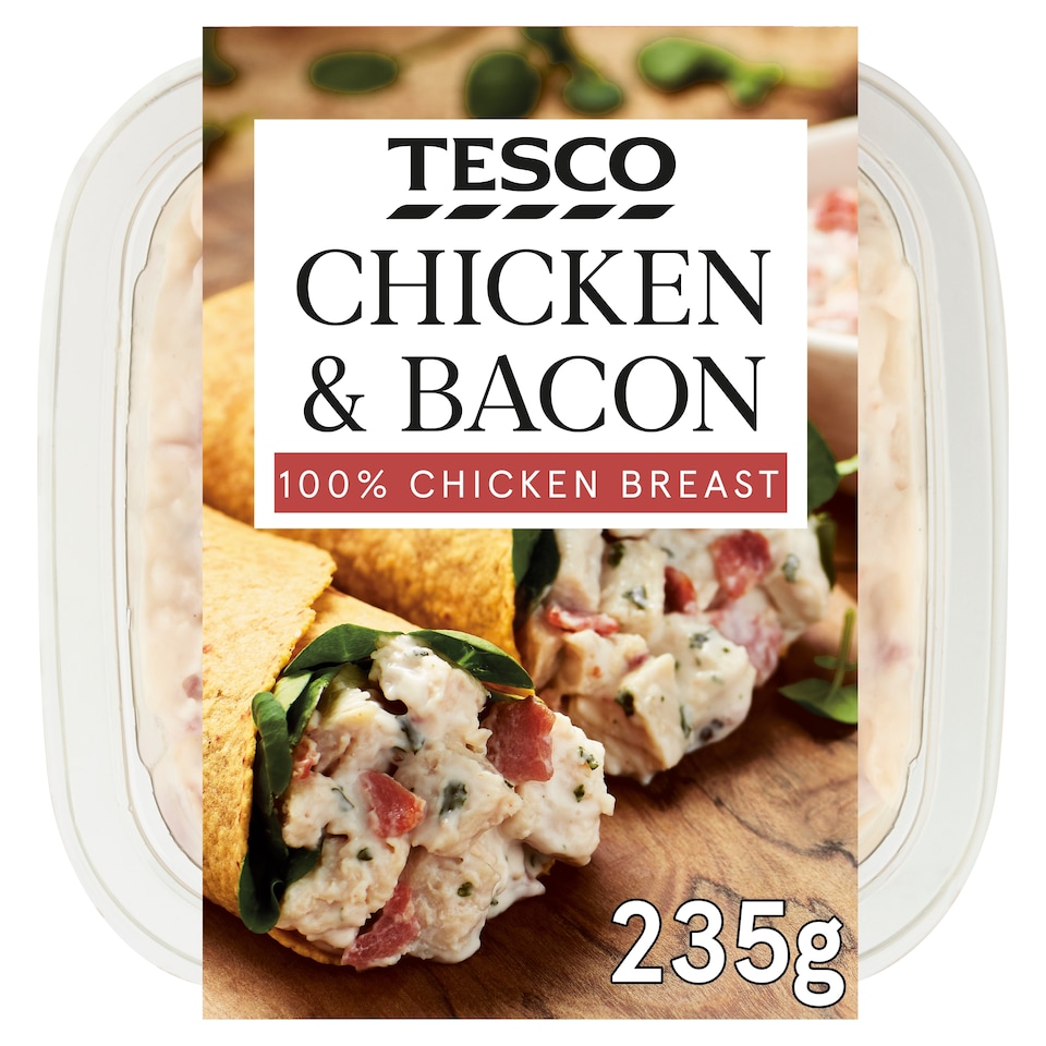 Tesco Chicken & Bacon Sandwich Filler 235g (C)