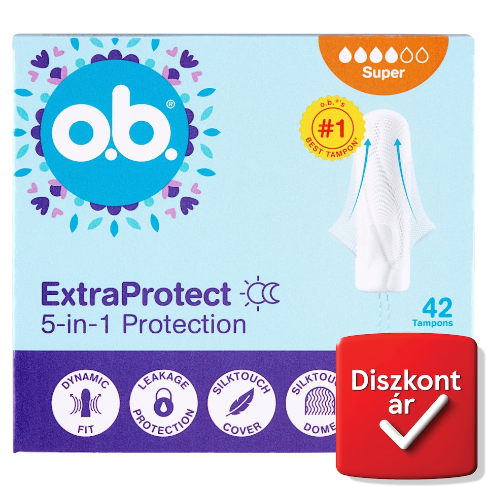 o.b. ExtraProtect Super Tampons 42 pcs
