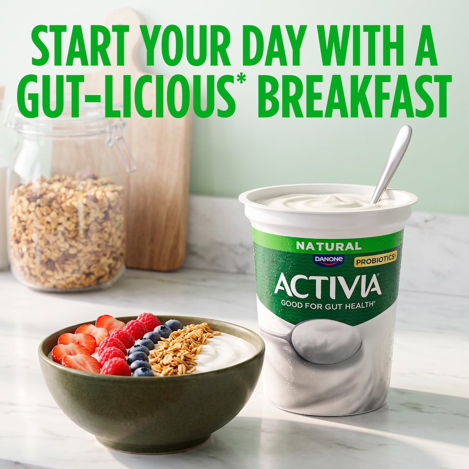 image 1 of Activia Natural Gut Health Yoghurt 400g