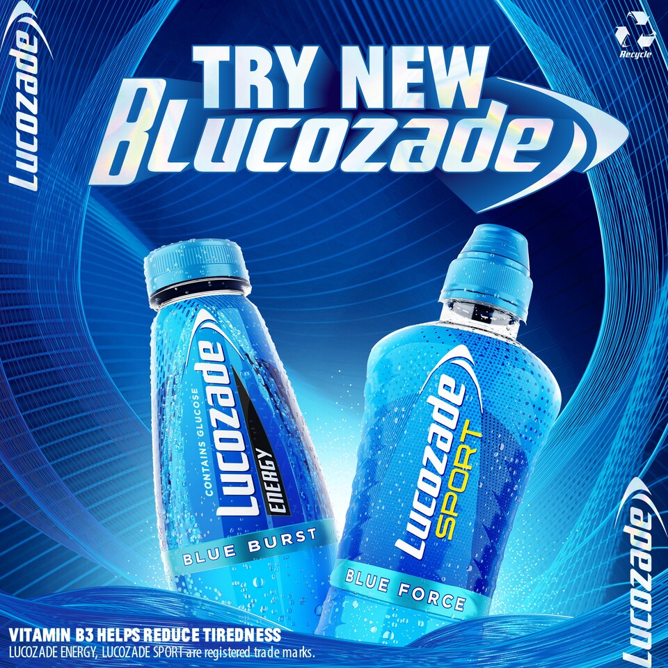 image 1 of Lucozade Sport Energy Drink - Blue Force 500ml