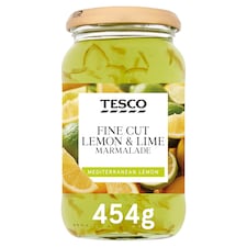 Tesco Fine Cut Lemon & Lime Marmalade 454G