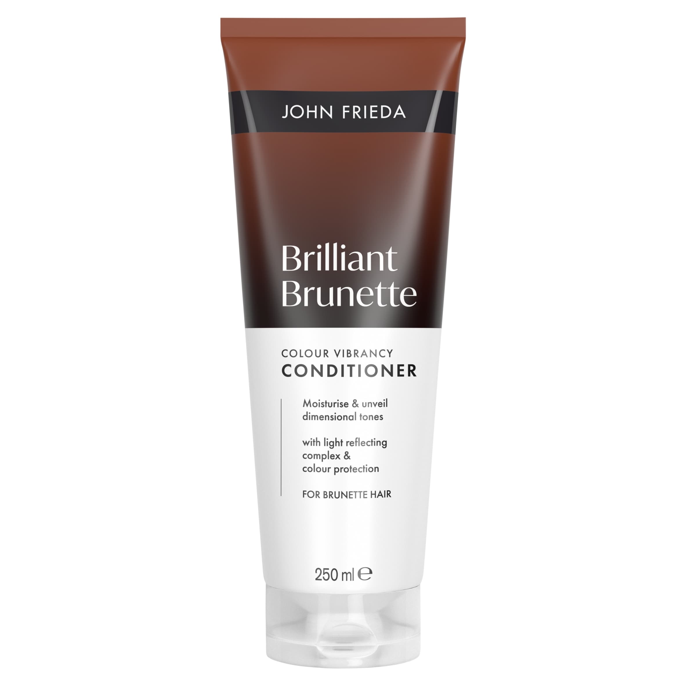 John Frieda Brilliant Brunette Colour Vibrancy Conditioner 250ml
