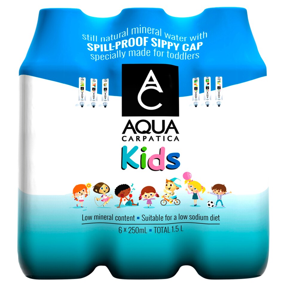 image 1 of Aqua Carpatica Kids Natural Still Water 6X250ml