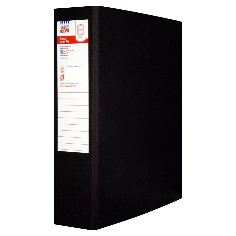 Tesco Basic Leverarch File