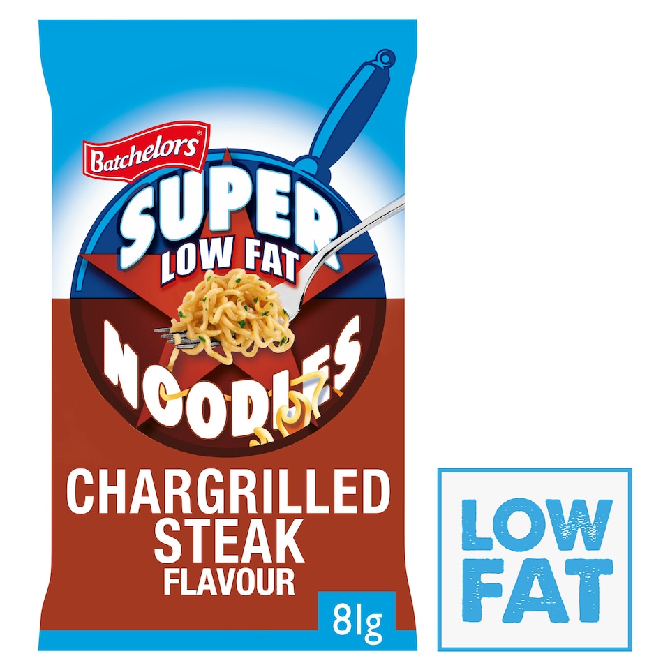 Batchelors Super Noodles Bbq Beef Low Fat 81G