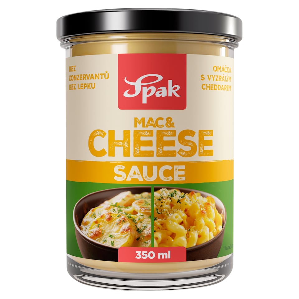 Spak Omáčka s vyzrálým cheddarem 350ml