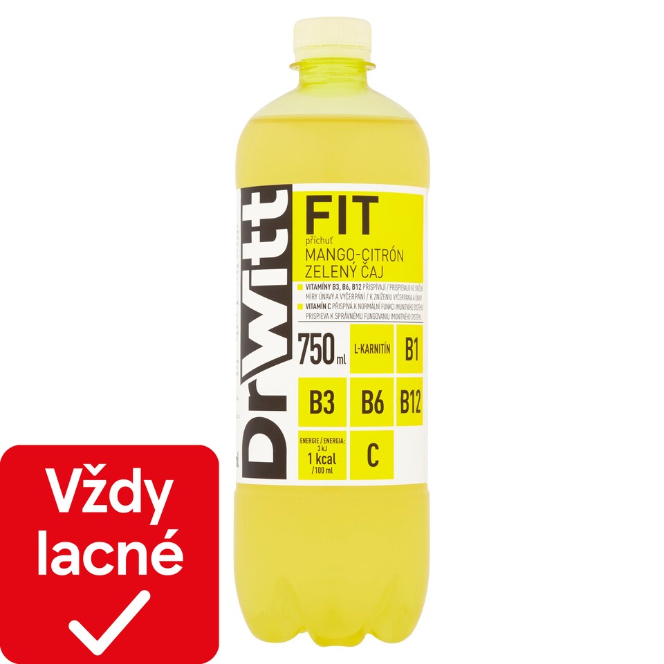DrWitt Fit Mango, Lemon and Green Tea Flavour 750 ml