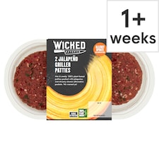 Wicked Kitchen 2 Jalapeno Griller Patties 226g