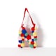 image 2 of Paperchase Cosmic Christmas Pom Pom Letter N Hanging Decoration