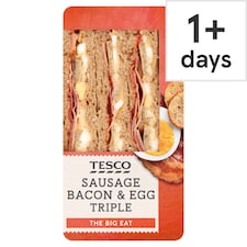 Tesco Sausage Bacon & & Egg Triple