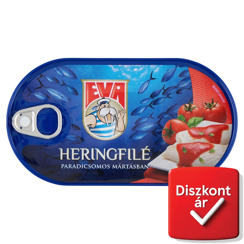 image 1 of Eva Herring Fillets in Tomato Sauce 170 g