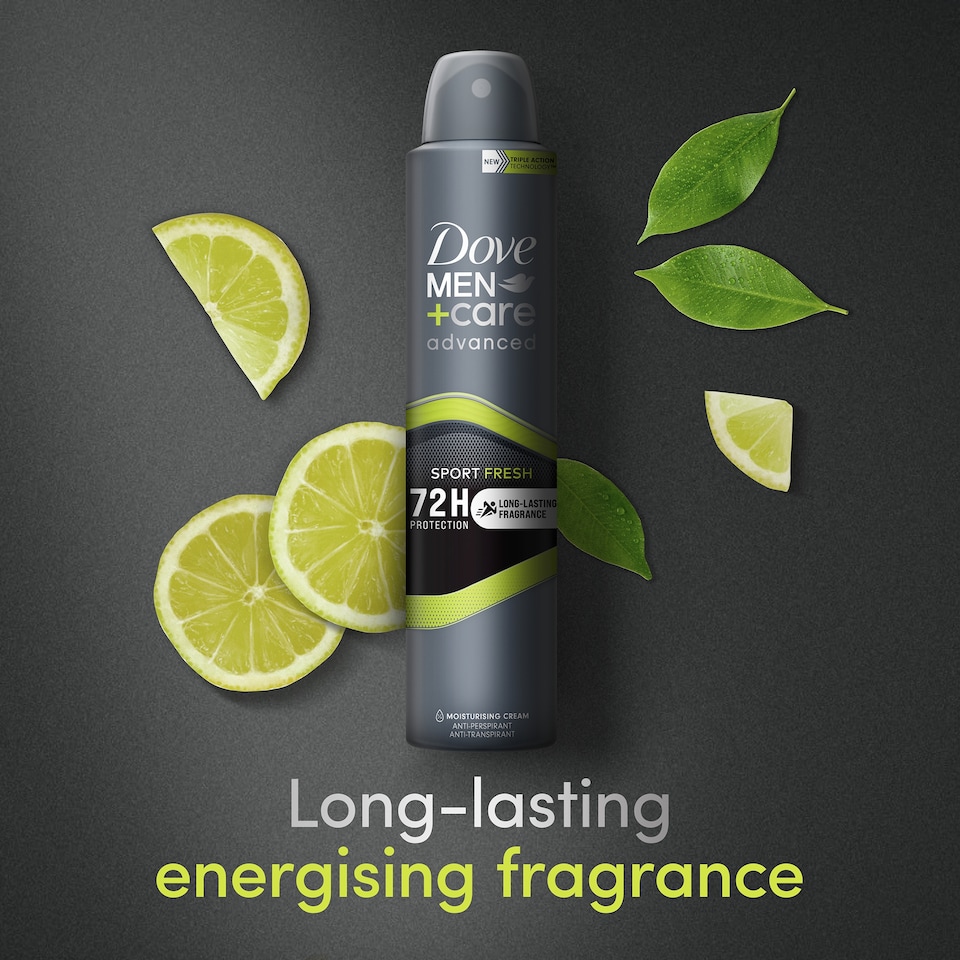 image 1 of Dove Men+Care Sport Fresh 72h Antiperspirant Deodorant 200ml
