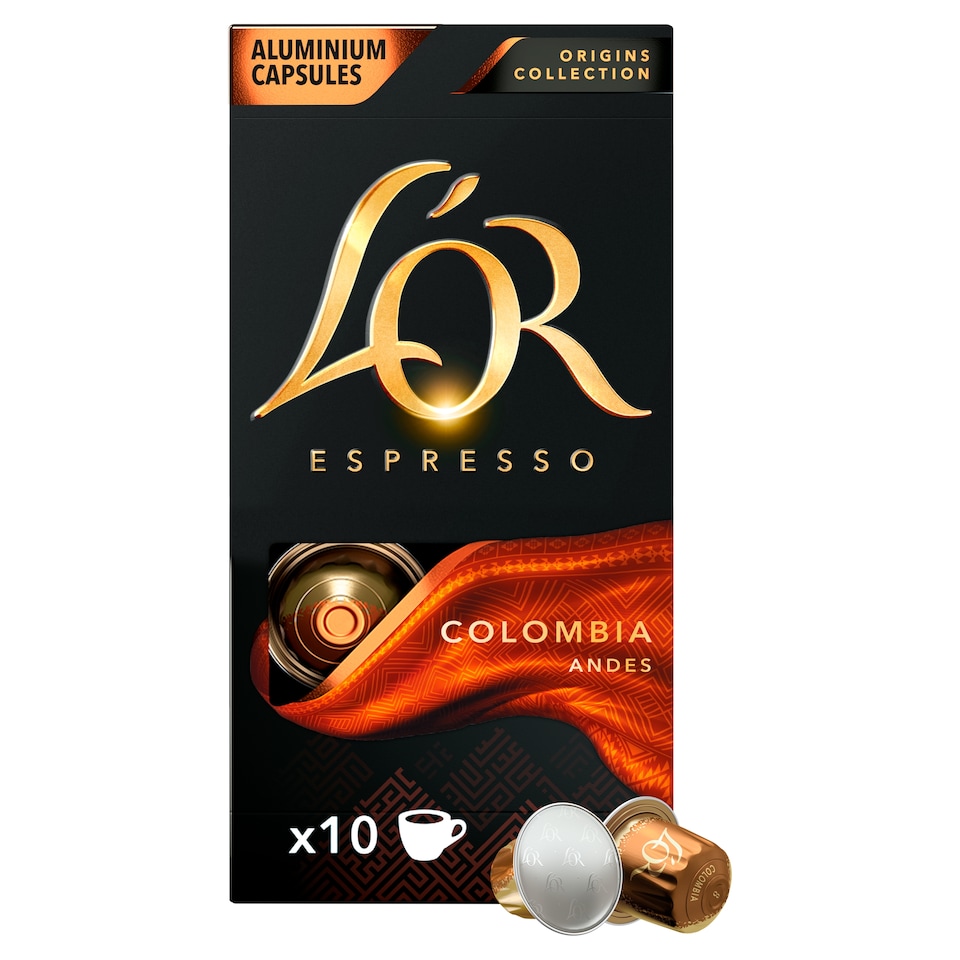 image 1 of L'or. 10 Colombia Coffee Capsules 52G