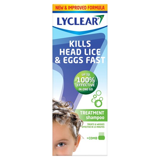 Lyclear Shampoo Plus Comb 200ml Tesco Groceries
